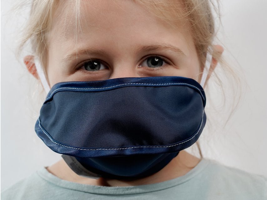 MYCROCLEAN KID REUSABLE SURGICAL MASK - BFE 99.8% - blue-blue