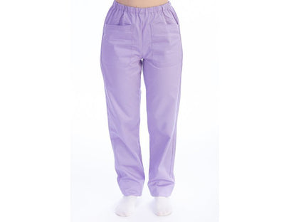 TROUSERS - cotton/polyester - unisex XS violet