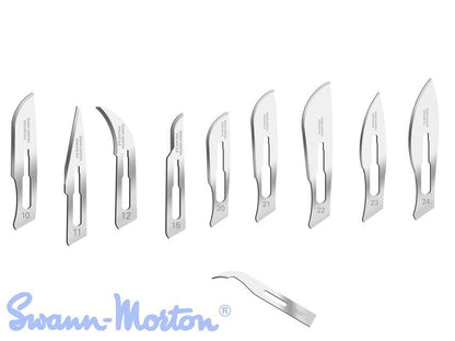 SWANN-MORTON CARBON STEEL BLADES N. 23 - sterile