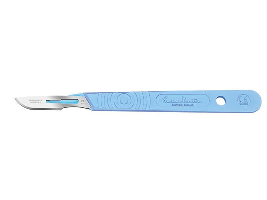 SWANN-MORTON SCALPELS WITH STAINLESS STEEL BLADE N. 10 - sterile