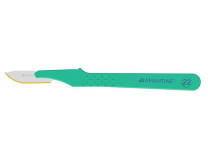 DIAMANTINE DISPOSABLE SCALPELS WITH S/S BLADE N. 22 - sterile