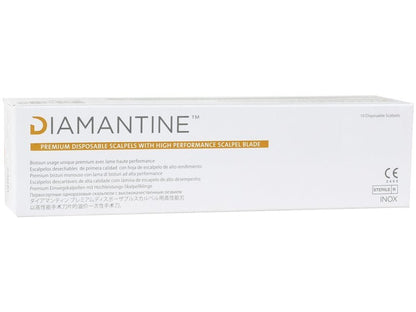 DIAMANTINE DISPOSABLE SCALPELS WITH S/S BLADE N. 24 - sterile