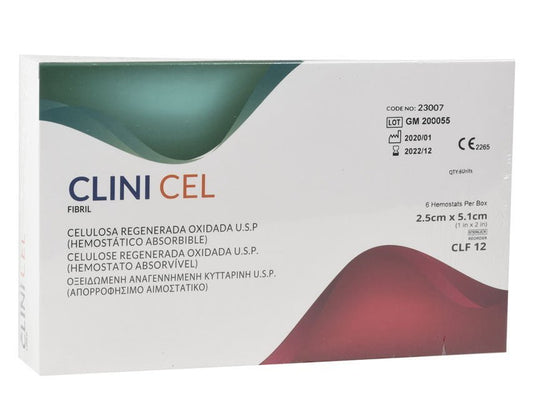 CLINICEL FIBRIL TYPE REGENERATED CELLULOSE 2.5x5.1 cm