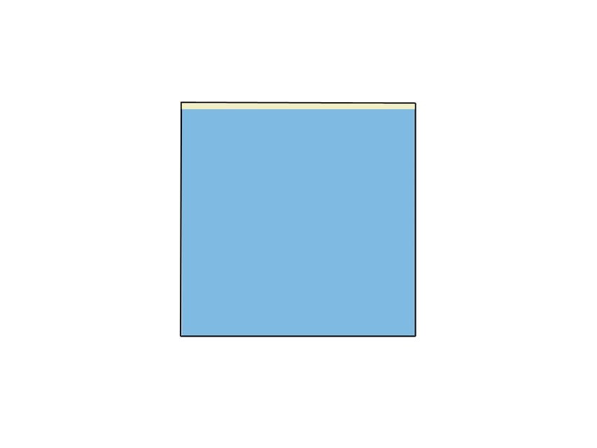 NON WOVEN BI-LAYER ADHESIVE SIDE DRAPE 100x100 cm