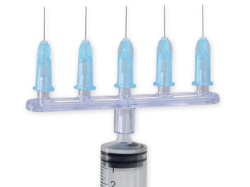 MULTI-INJECTOR CONNECTORS - straight - 5 way-out