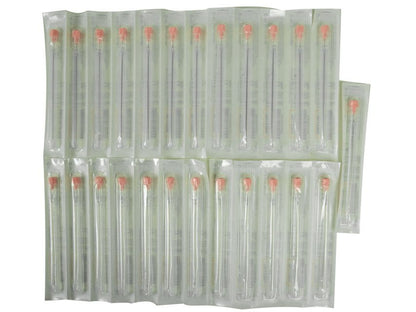 BD QUINCKE POINT NEEDLES 18G - 1.2x90 mm pink