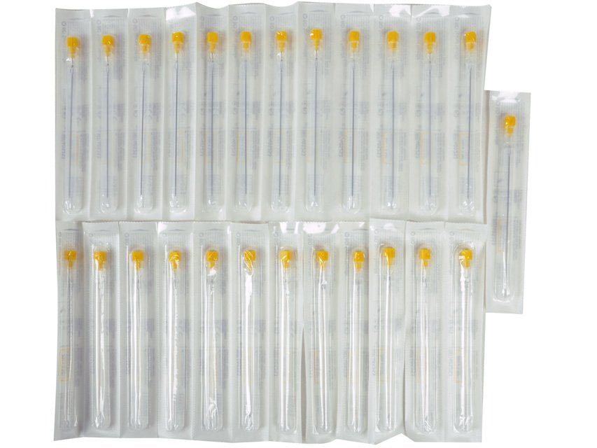 BD QUINCKE POINT NEEDLES 20G - 0.9x90 mm yellow