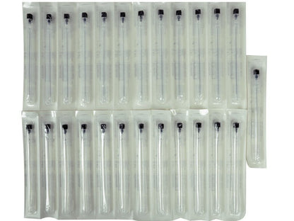 BD QUINCKE POINT NEEDLES 22G - 0.7x90 mm black
