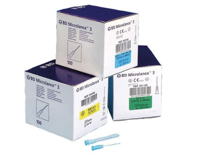 BD MICROLANCE NEEDLES 19G - 1.10x40 mm white