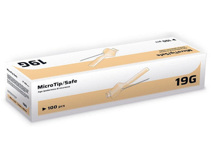 HYPODERMIC SAFETY NEEDLE 19G 1.1x38 mm - sterile