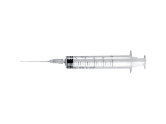 SYRINGES 3 PIECES WITH NEEDLE 21G - 20 ml Eccentric LC
