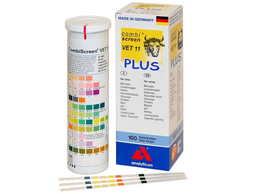 VET URINE STRIPS 11 parameters