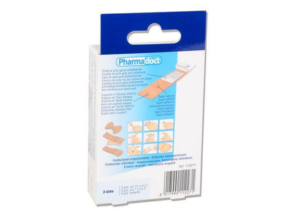 PHARMADOCT HAND PLASTERS 3 sizes - carton of 12 boxes of 14