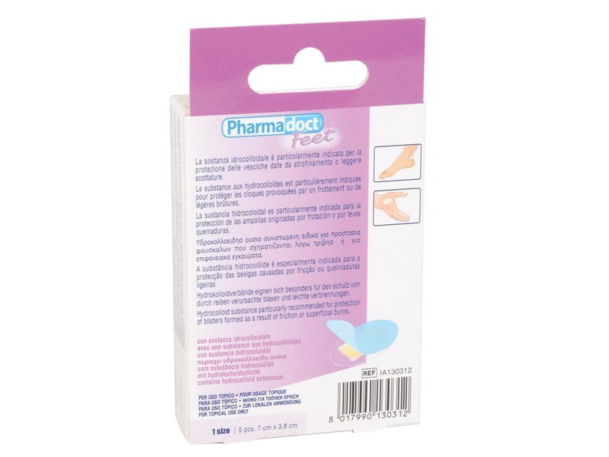 PHARMADOCT BLISTER PLASTERS - carton of 12 boxes of 5