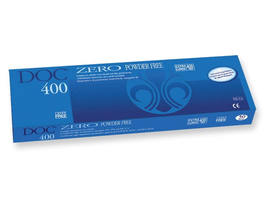 NYTRILE GLOVES EXTRA LONG - 400 mm - medium