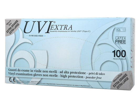VINYL GLOVES - POWDER FREE - extra large