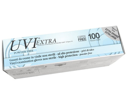 VINYL GLOVES - POWDER FREE - extra large