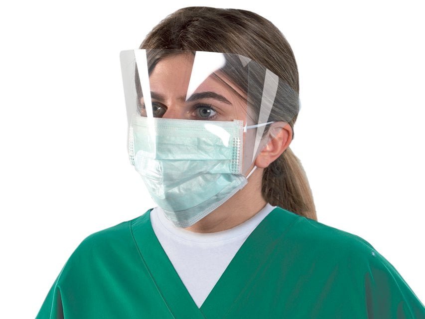 MASKOP MASK with wrap-around visor - ear loops