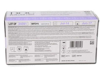 LATEX GLOVES - POWDER FREE - large