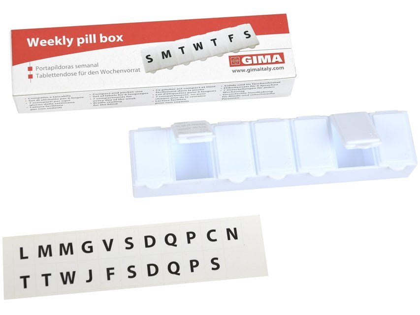 WEEKLY PILL BOX