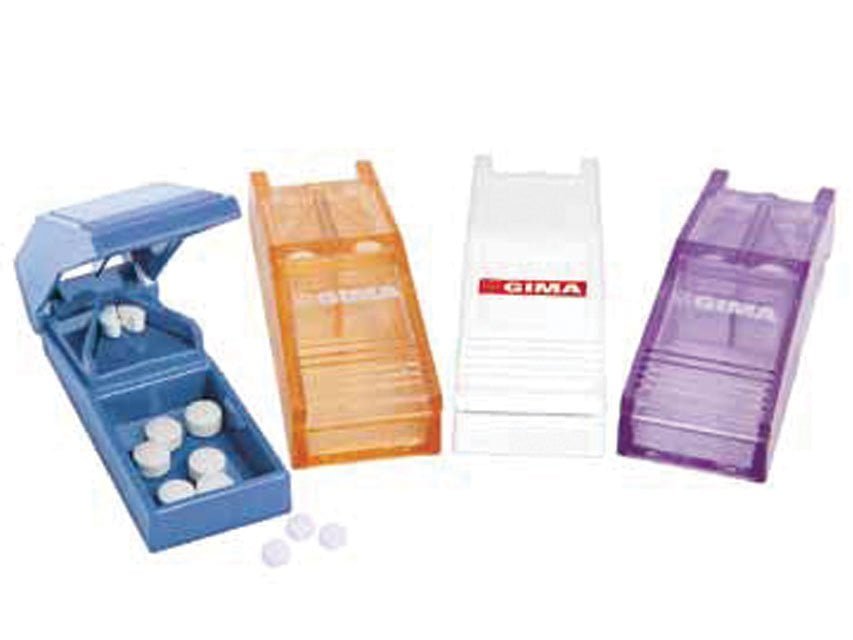COLOUR PILL SPLITTER (3 white, 3 light blue, 3 lavender, 3 transp.orange) with display