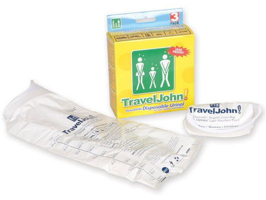 TRAVELJOHN DISPOSABLE URINAL 800cc