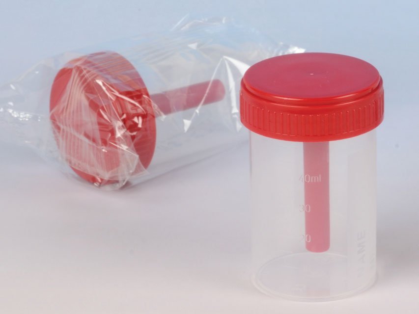 FAECES CONTAINER 60 ml - sterile