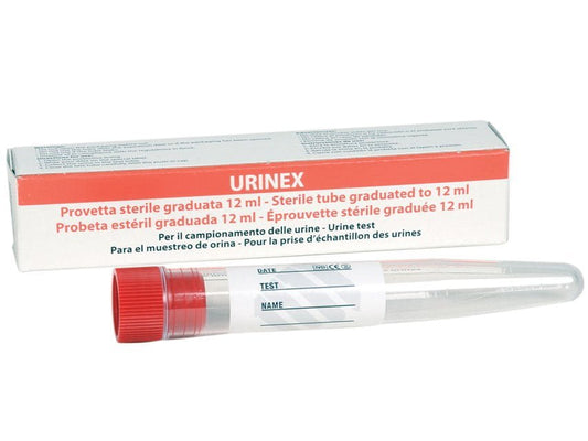 URINE TEST TUBE 12 ml in single box - sterile