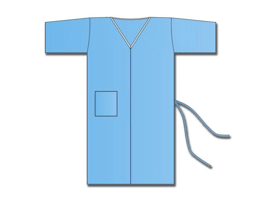 NON WOVEN KIMONO - blue