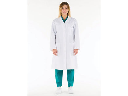 WHITE COAT - cotton - women size 40