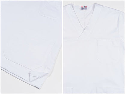 JACKET - white cotton - X-SMALL