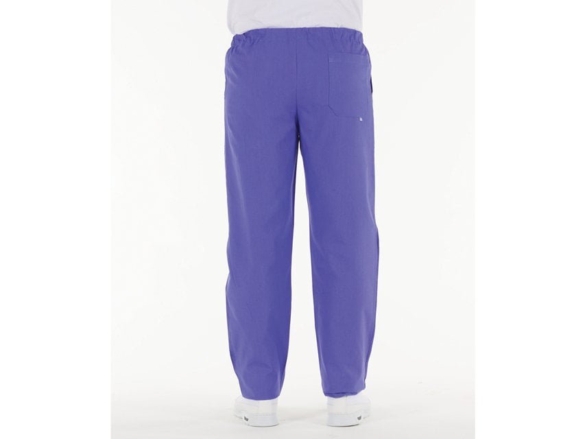TROUSERS - blue indigo cotton - X-SMALL