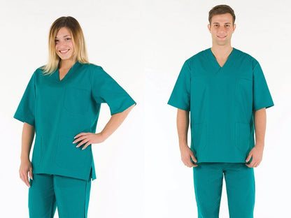 JACKET - green cotton - SMALL