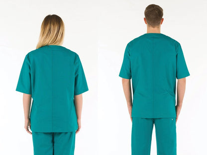 JACKET - green cotton - LARGE