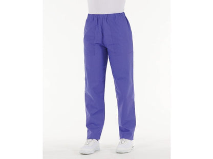 TROUSERS - blue indigo cotton - LARGE