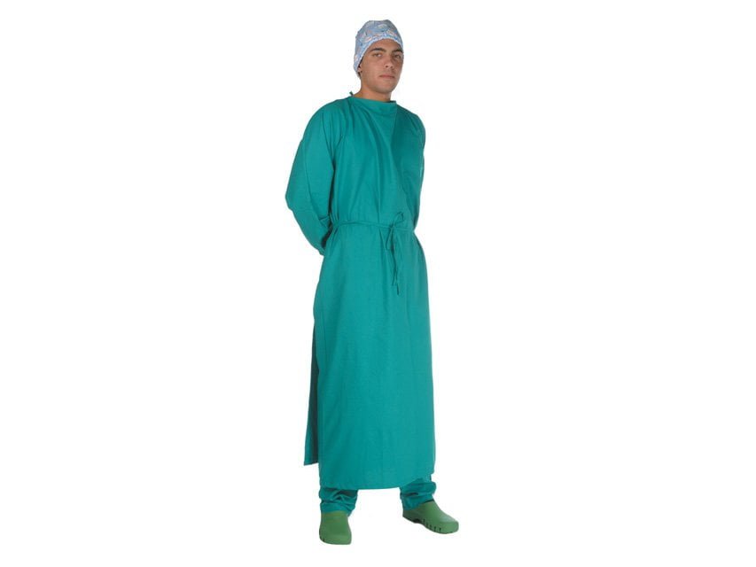SURGERY ROOM COAT - green cotton - size 58-62