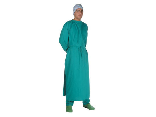 SURGERY ROOM COAT - green cotton - size 58-62