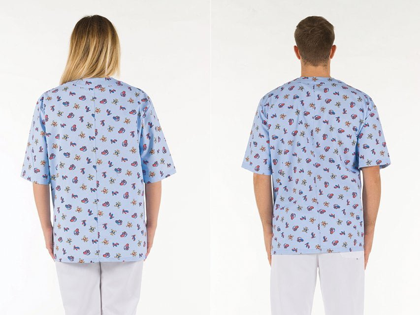FANTASY JACKET - light blue cotton - X-LARGE