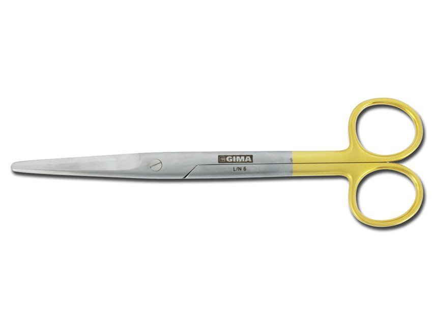 GOLD MAYO SCISSORS straight - 18 cm
