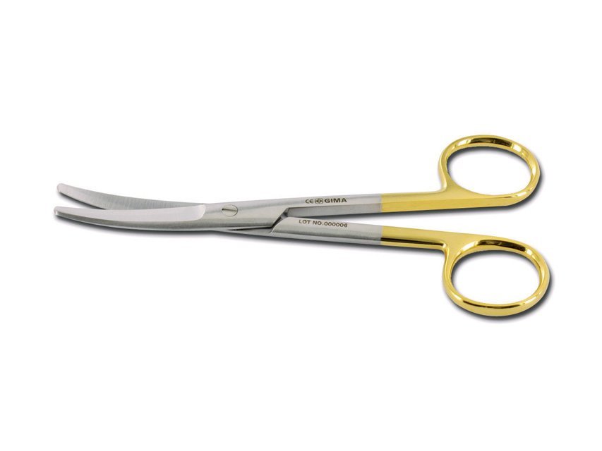 GOLD MAYO SCISSORS curved - 23 cm