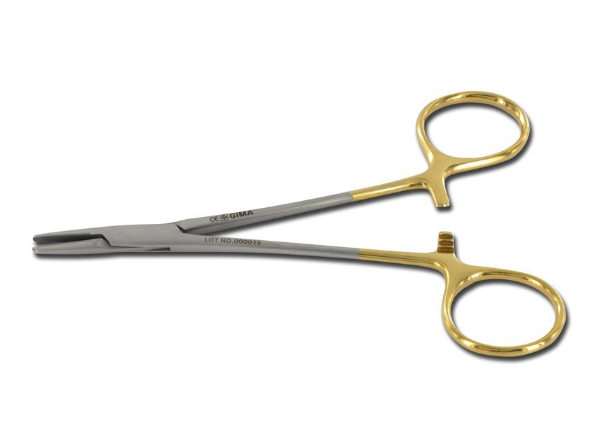 GOLD WEBSTER NEEDLE HOLDER - 12.5 cm