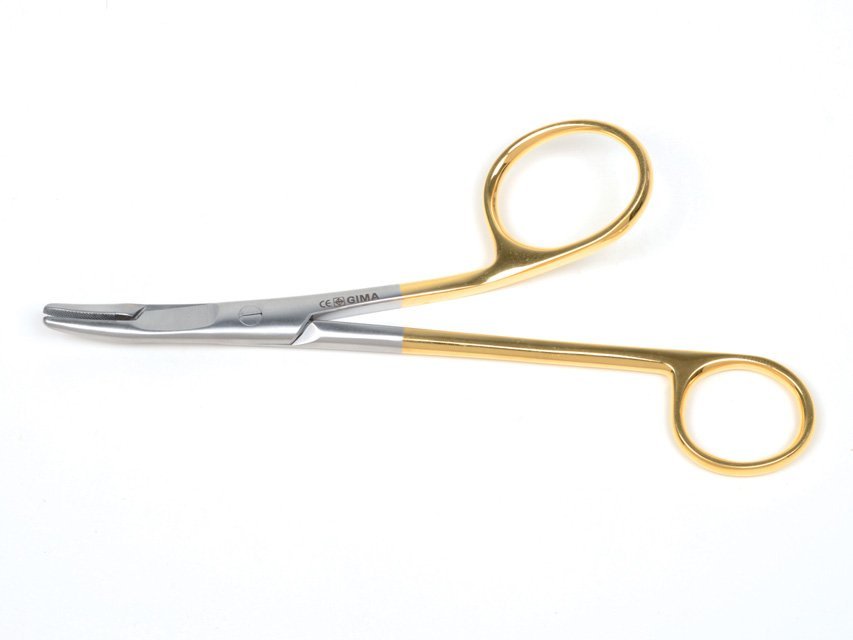 GOLD GILLIES NEEDLE HOLDER - 16 cm