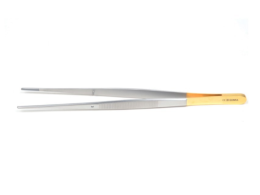 GOLD POTTS SMITH DISSECTING FORCEPS - 25 cm