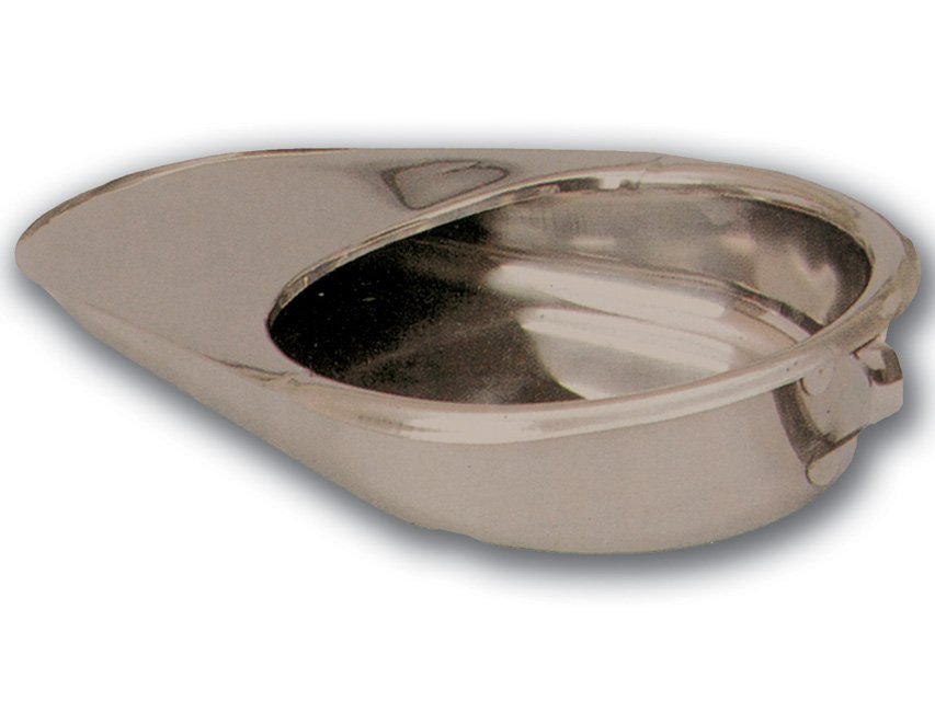 S/S BED PAN FRACTURE TYPE 418x292x85 mm with ring