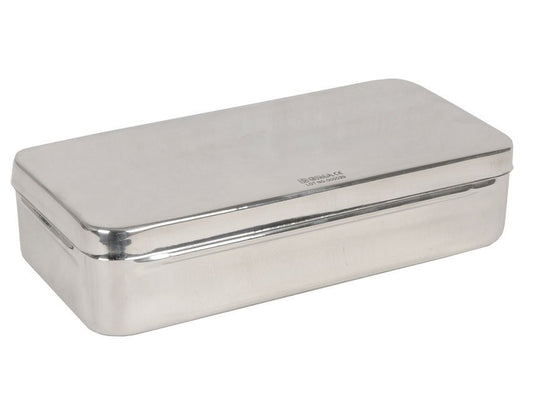 STAINLESS STEEL BOX - 25x12x6 cm