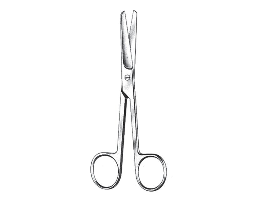 SCISSORS STRAIGHT BLUNT/BLUNT - 11,5 cm