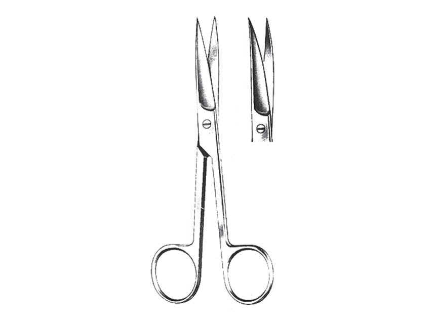 SCISSORS CURVED SHARP/SHARP - 20 cm