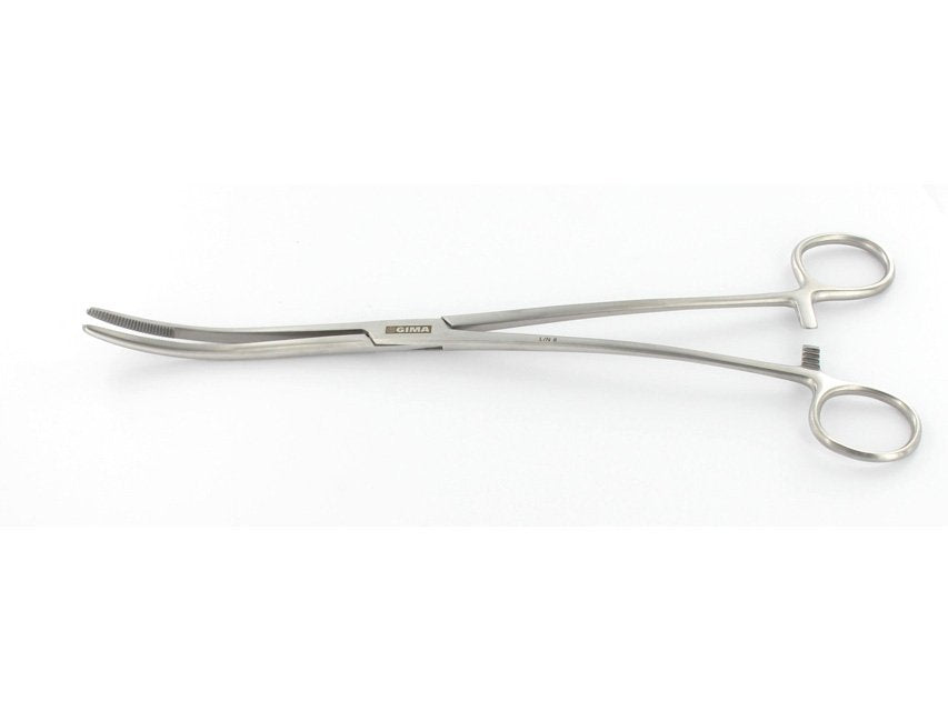 BOZEMAN FORCEPS - CURVED - 26 cm