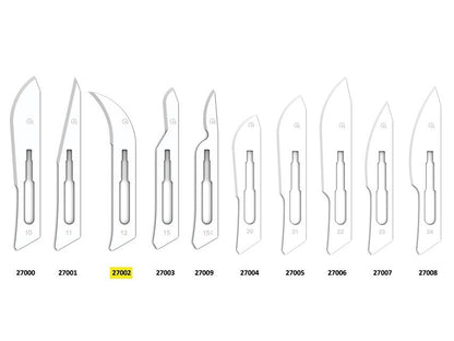 GIMA CARBON STEEL BLADES N. 12 - sterile