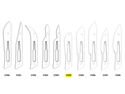 GIMA CARBON STEEL BLADES N. 20 - sterile
